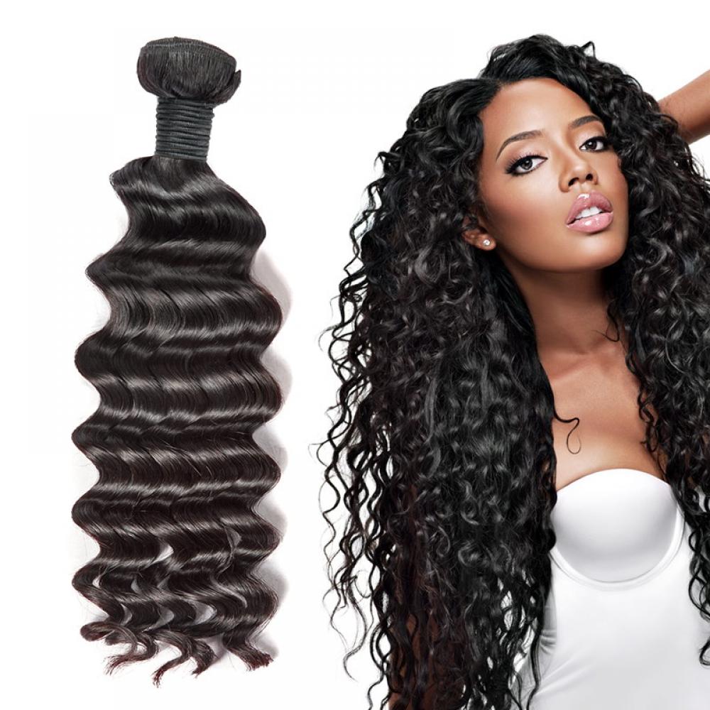 Virgin Brazilian natural wave hair bundles