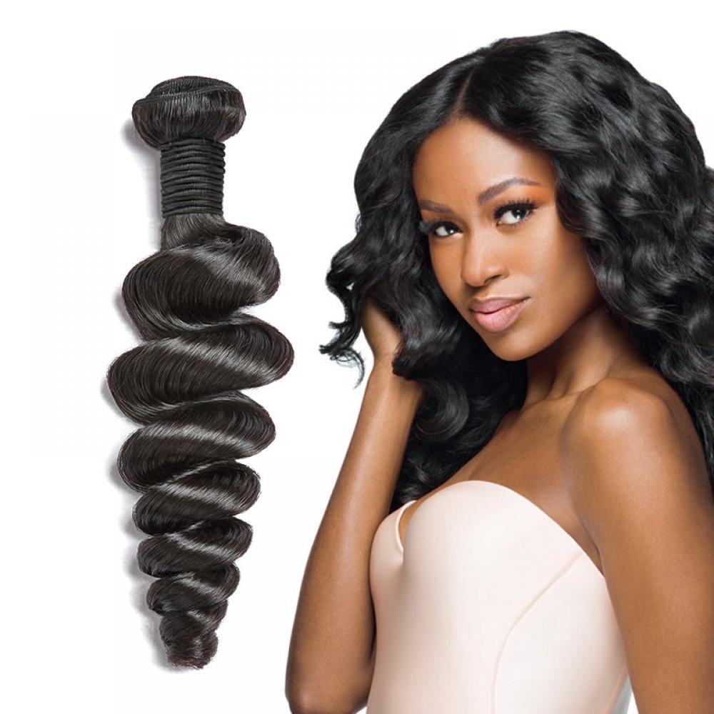 Uyasi Virgin Brazilian loose wave hair bundles